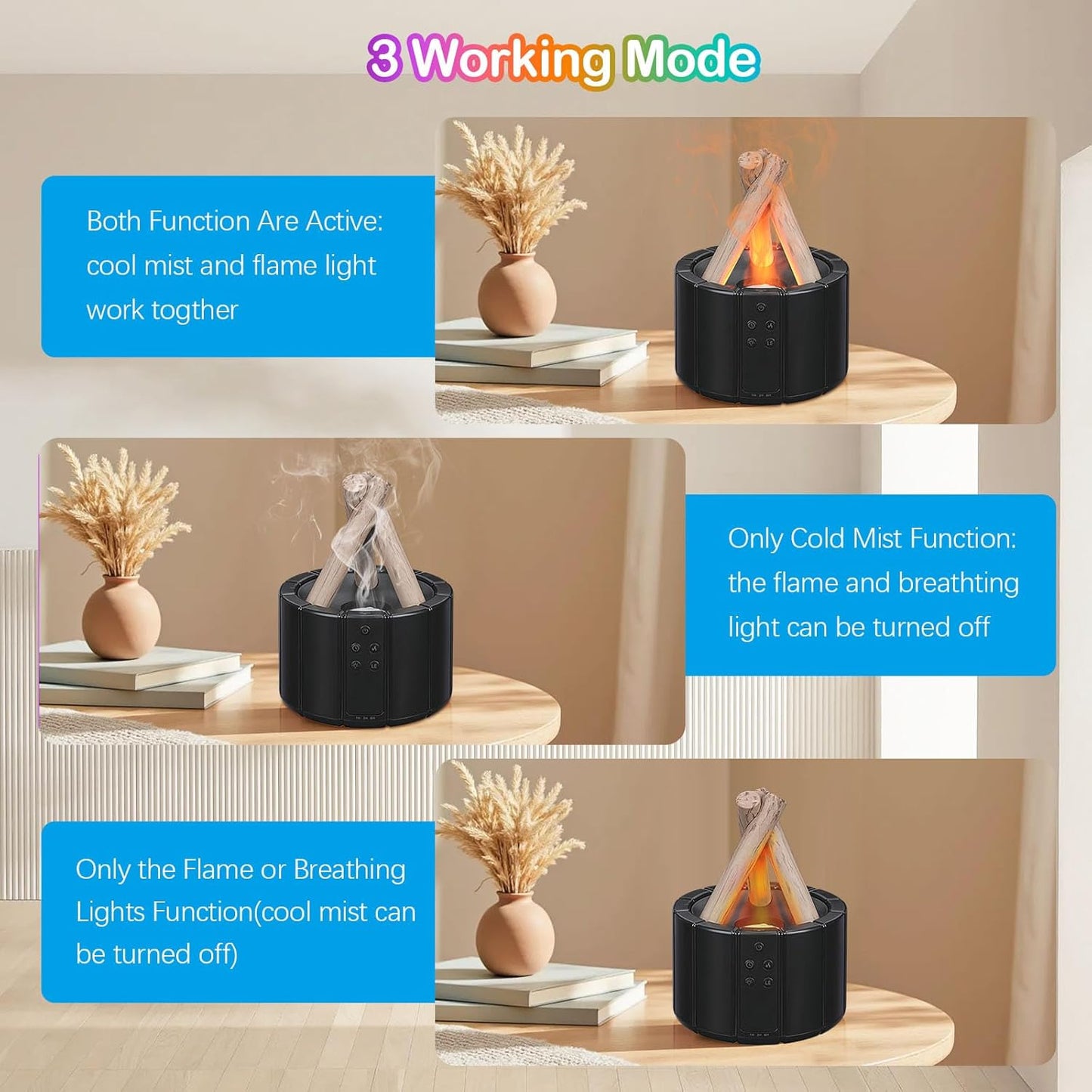FireMist - Premium Campfire Diffuser with Aromatherapy Effect