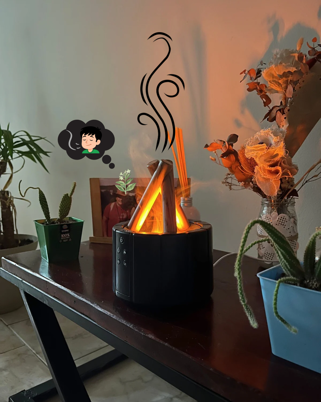 FireMist - Premium Campfire Diffuser with Aromatherapy Effect